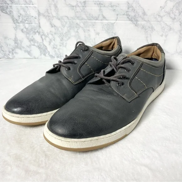 Rye by Hawker Rye Gray Lace Up Oxford Sneakers Size 11 Rye by Hawker Rye Men main image 4